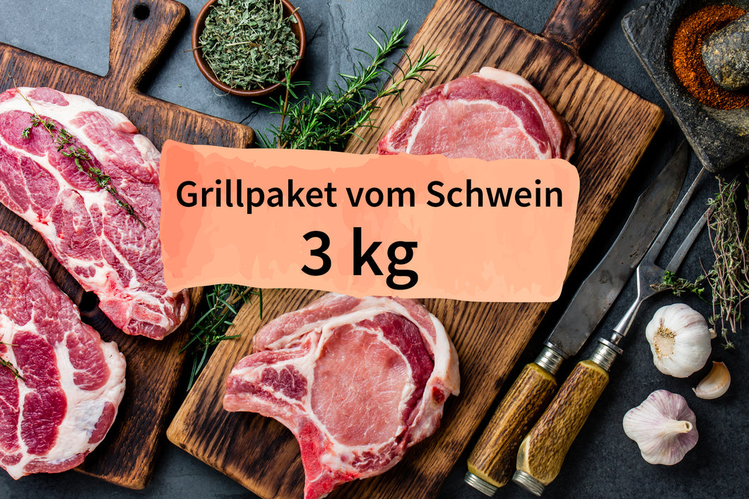 Grillpaket Schwein - 3 kg